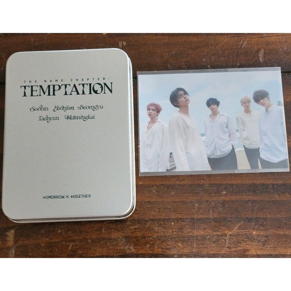 TXT - Official Temptation Tin Case & Photo - UnSealed